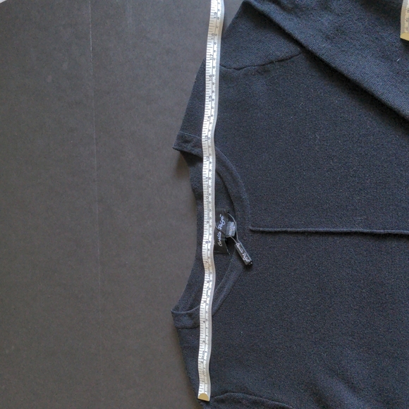 Charlie Paige Sweater Dress with Faux Leather Accents - Picture 9 of 11